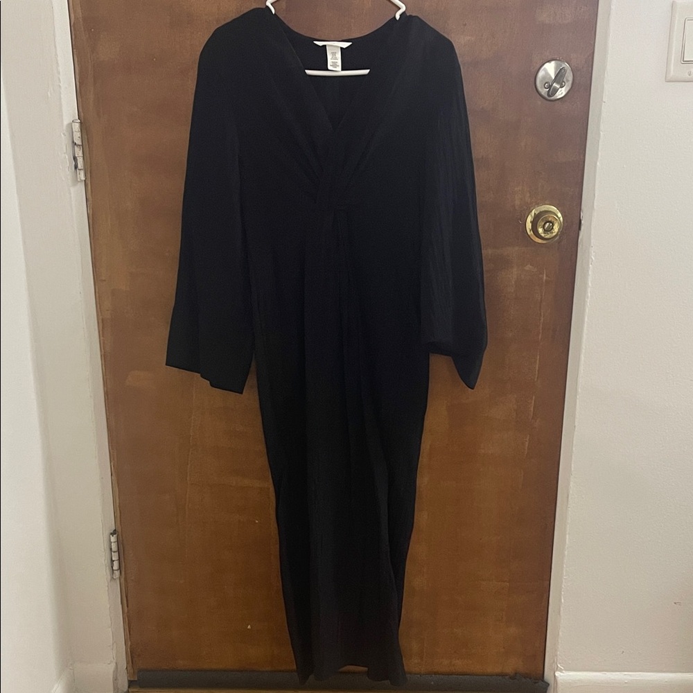 H&M Black Long Sleeve Dress